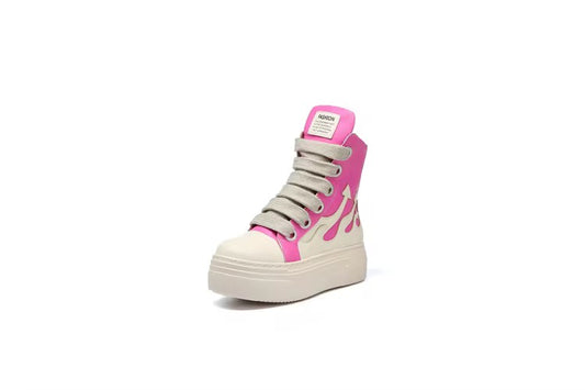 Pink Flame Sneakers